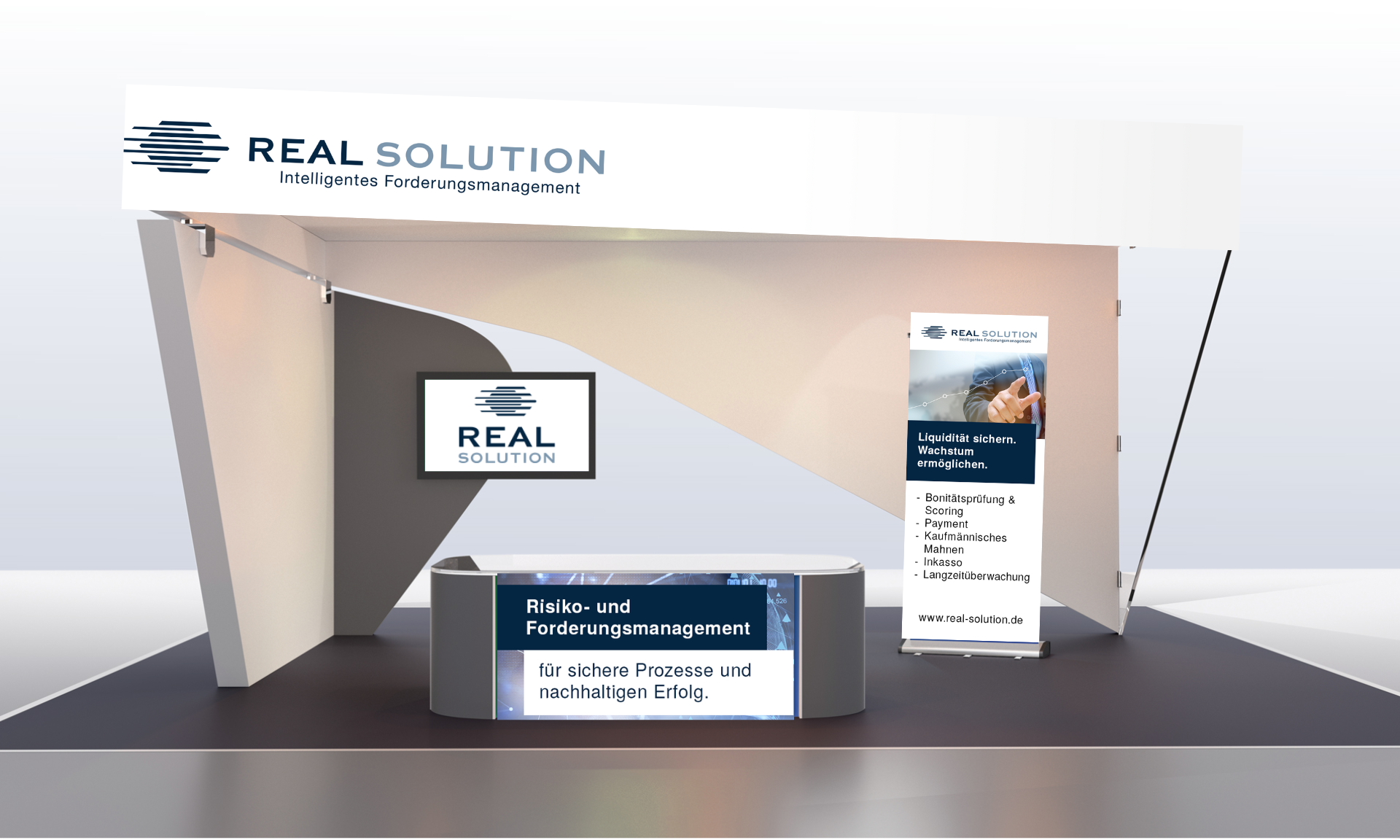 Digitaler Messestand von Real Solution