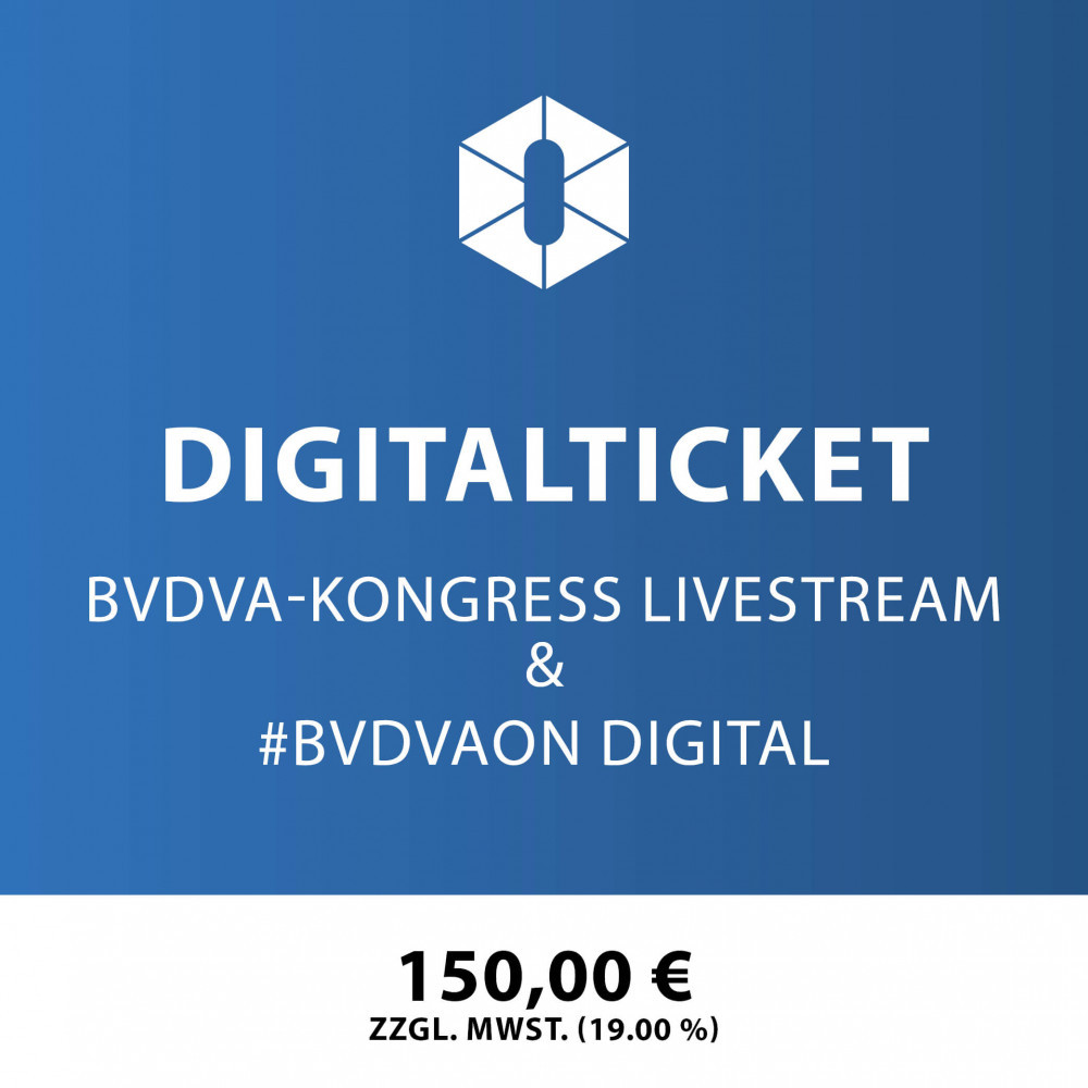 Digitalticket 2023 (BVDVA-Kongress Livestream & #bvdvaON digital)